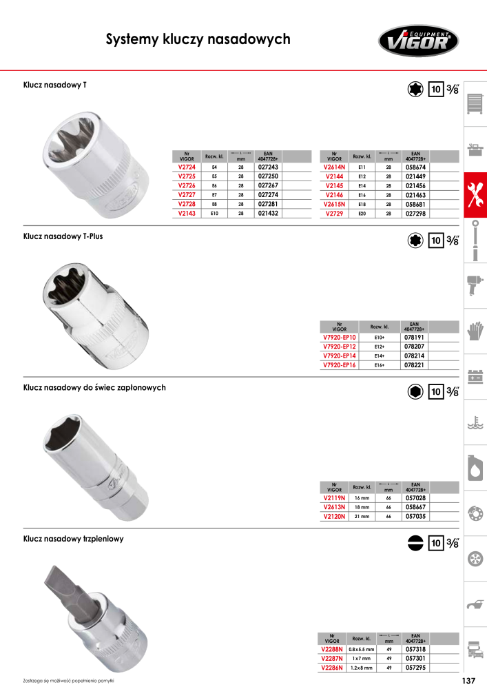 Katalog główny VIGOR Nb. : 722 - Page 139