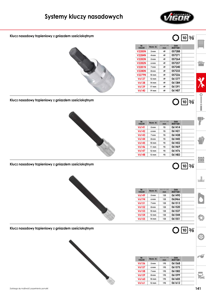 Katalog główny VIGOR Nb. : 722 - Page 143