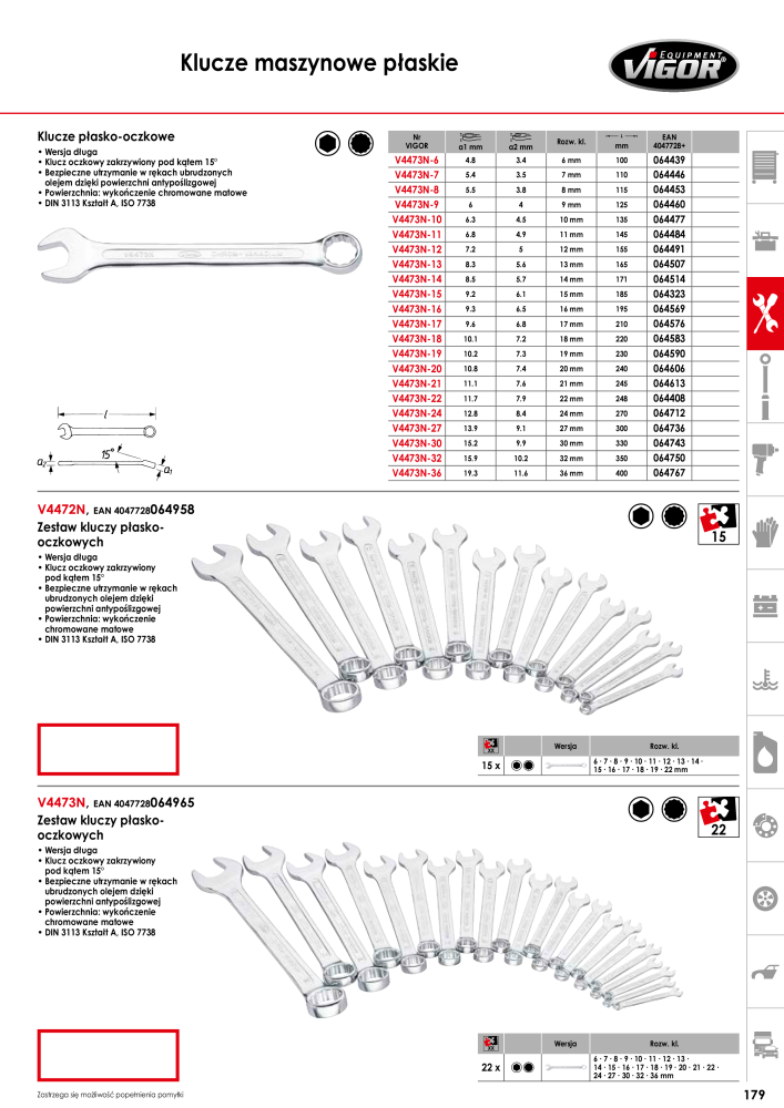 Katalog główny VIGOR Nb. : 722 - Page 181