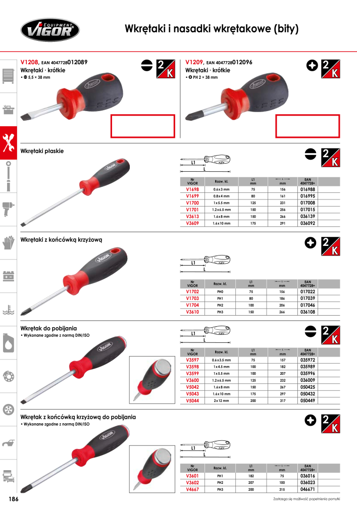 Katalog główny VIGOR Nº: 722 - Página 188