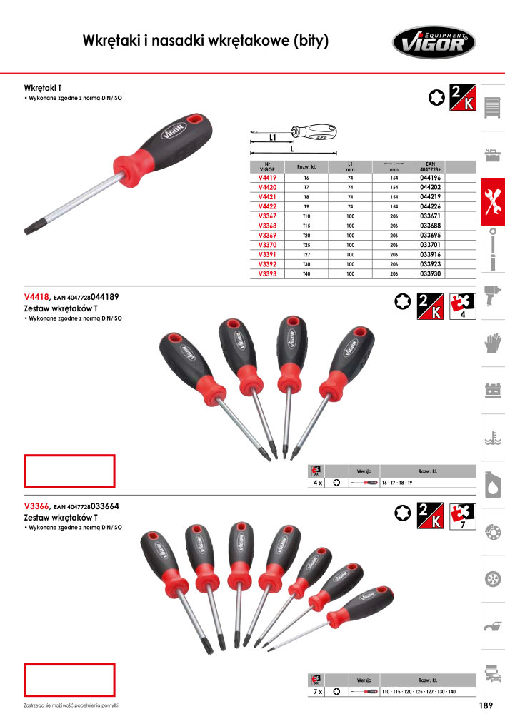 Katalog główny VIGOR NR.: 722 - Strona 191