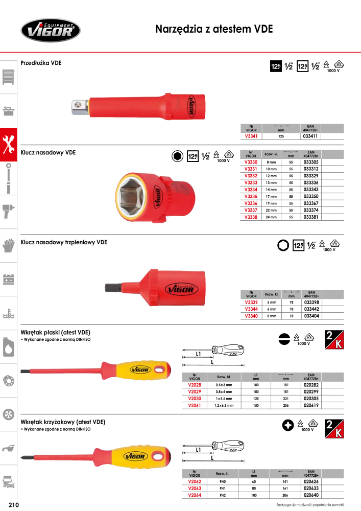 Katalog główny VIGOR NR.: 722 - Seite 212