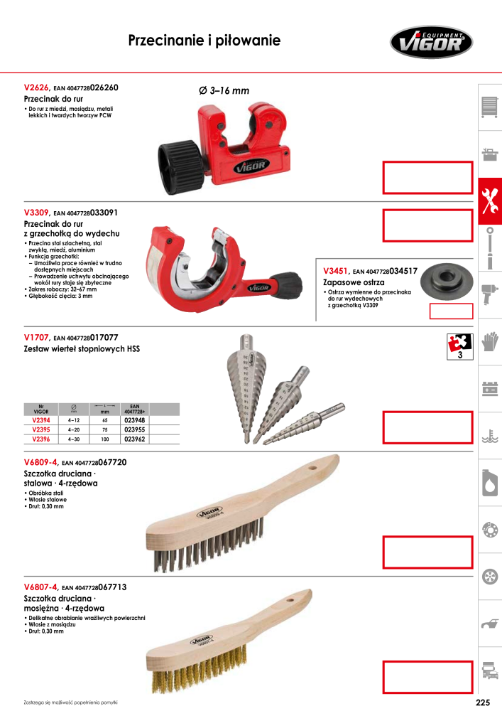 Katalog główny VIGOR NR.: 722 - Strona 227