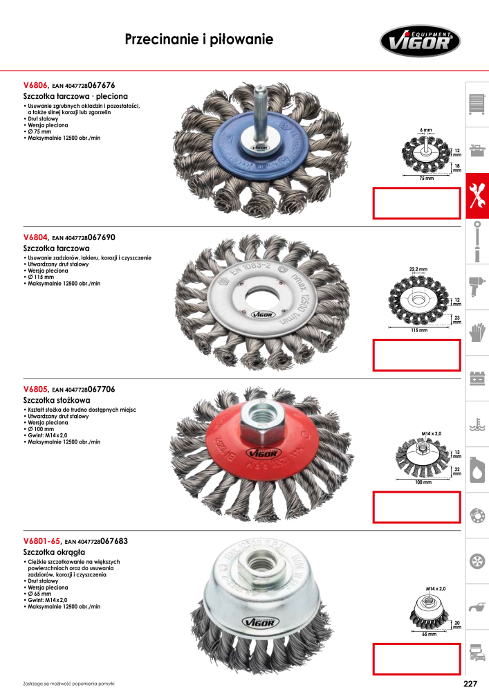 Katalog główny VIGOR Nb. : 722 - Page 229