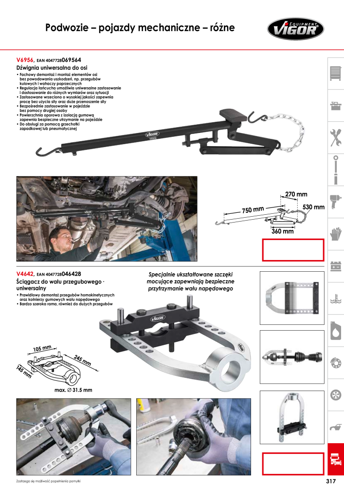 Katalog główny VIGOR Nº: 722 - Página 319