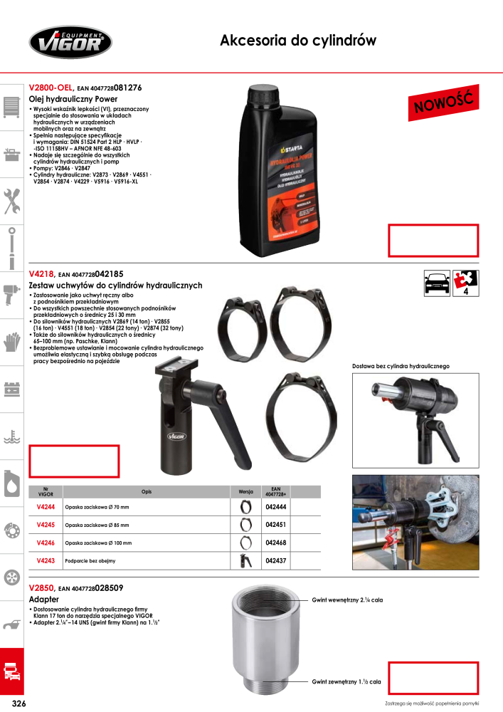 Katalog główny VIGOR Nº: 722 - Página 328