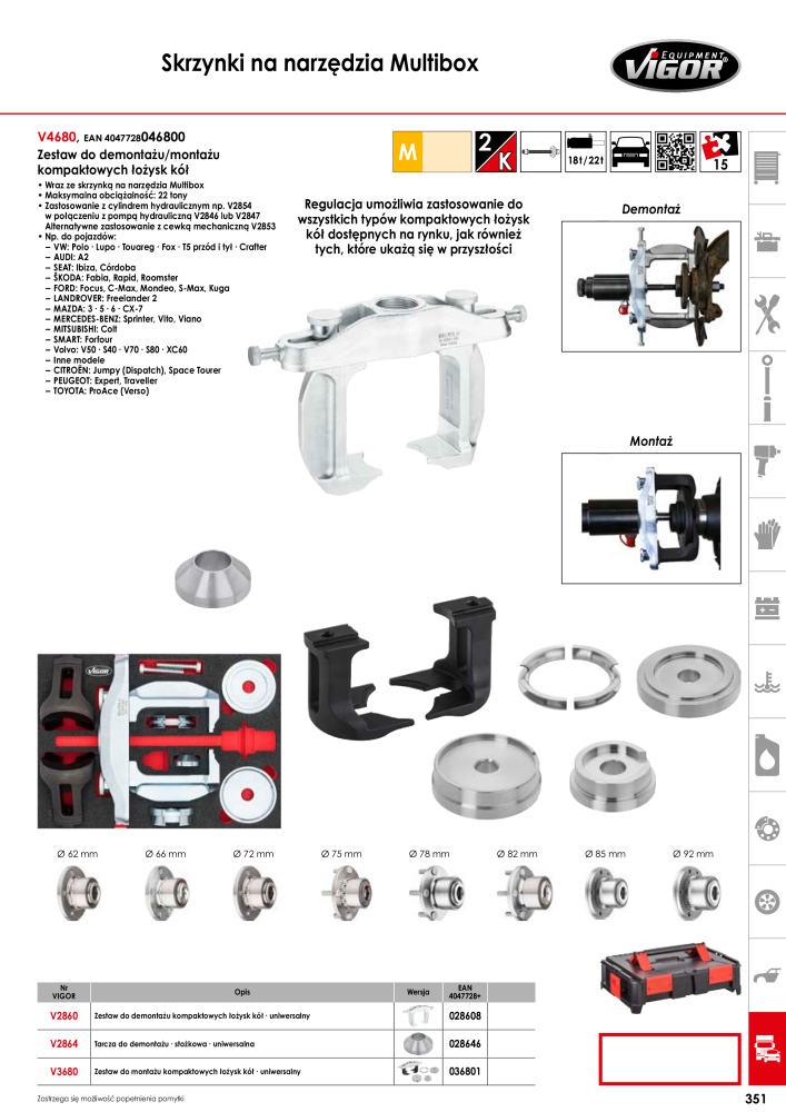 Katalog główny VIGOR Nº: 722 - Página 353