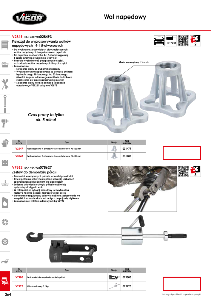 Katalog główny VIGOR NR.: 722 - Strona 366