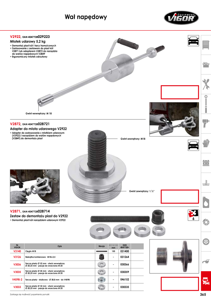Katalog główny VIGOR NR.: 722 - Pagina 367