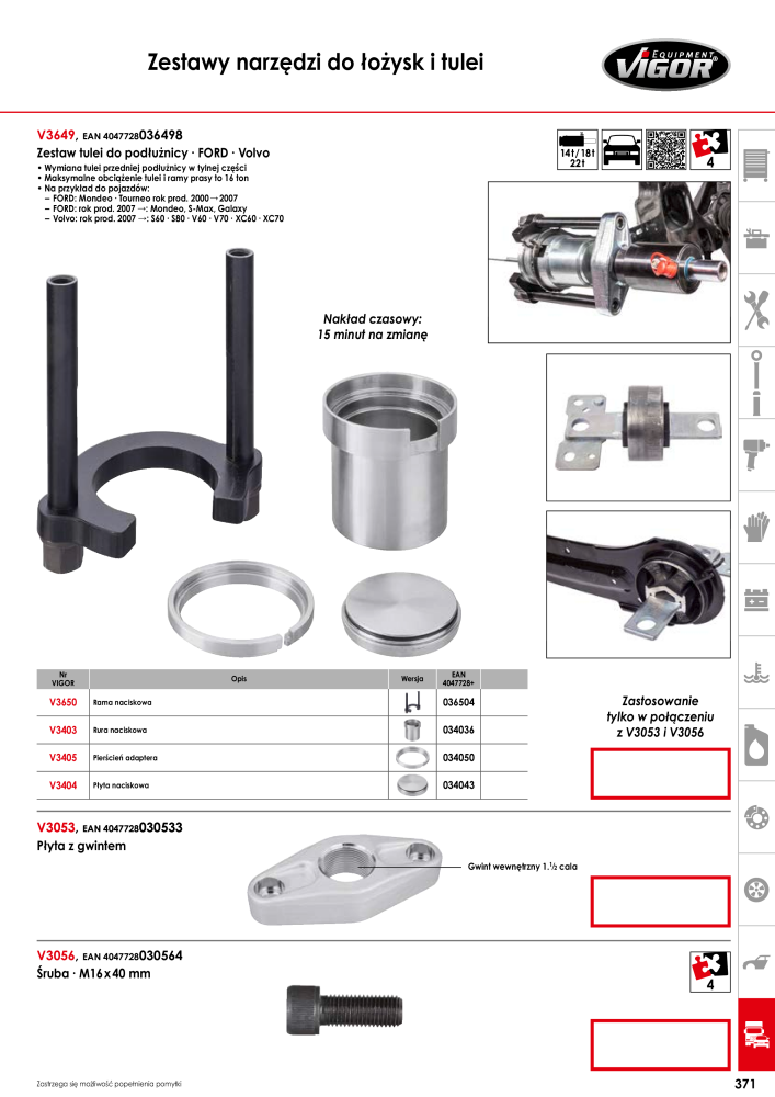 Katalog główny VIGOR Nº: 722 - Página 373