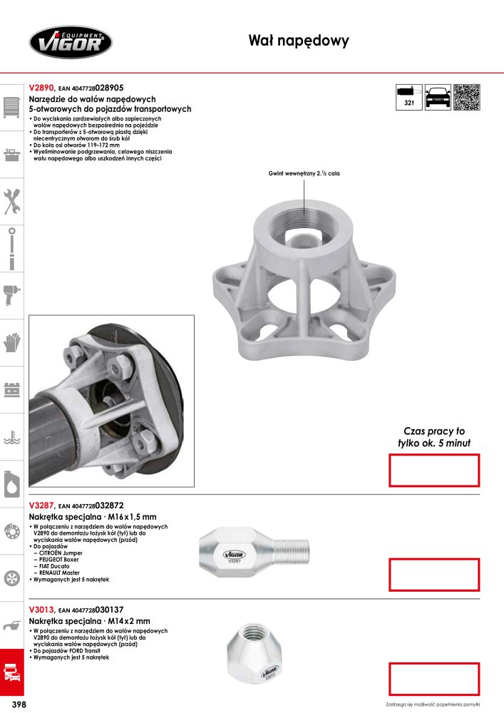 Katalog główny VIGOR Nº: 722 - Página 400