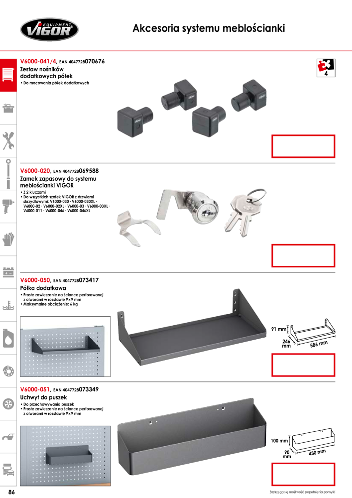 Katalog główny VIGOR Nb. : 722 - Page 88