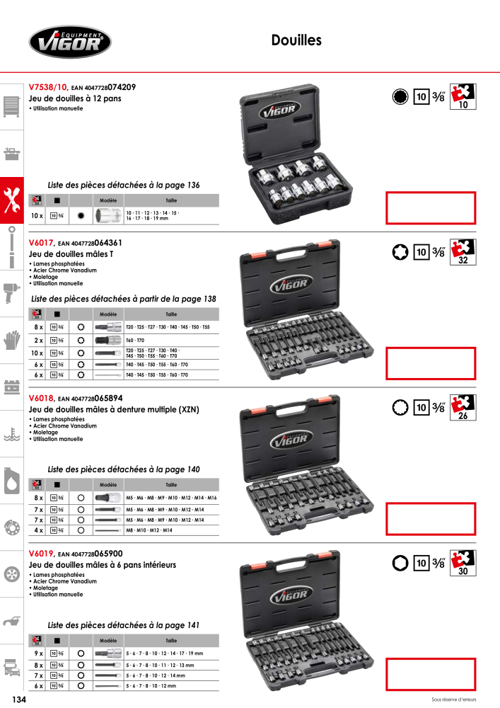 Catalogue principal VIGOR Nº: 723 - Página 136