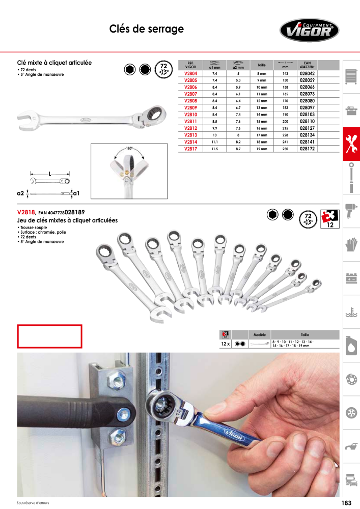 Catalogue principal VIGOR Nb. : 723 - Page 185