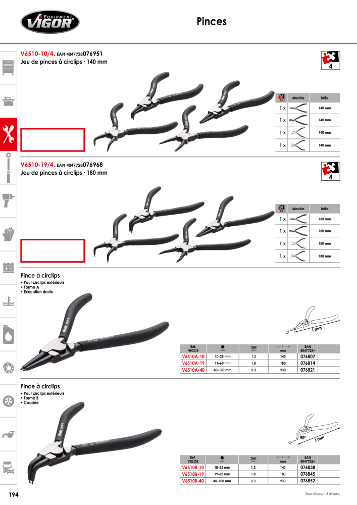 Catalogue principal VIGOR Nb. : 723 - Page 196