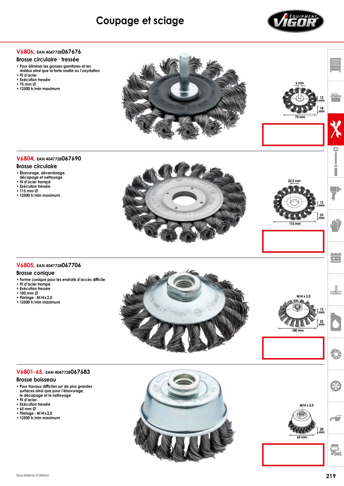 Catalogue principal VIGOR Nb. : 723 - Page 221