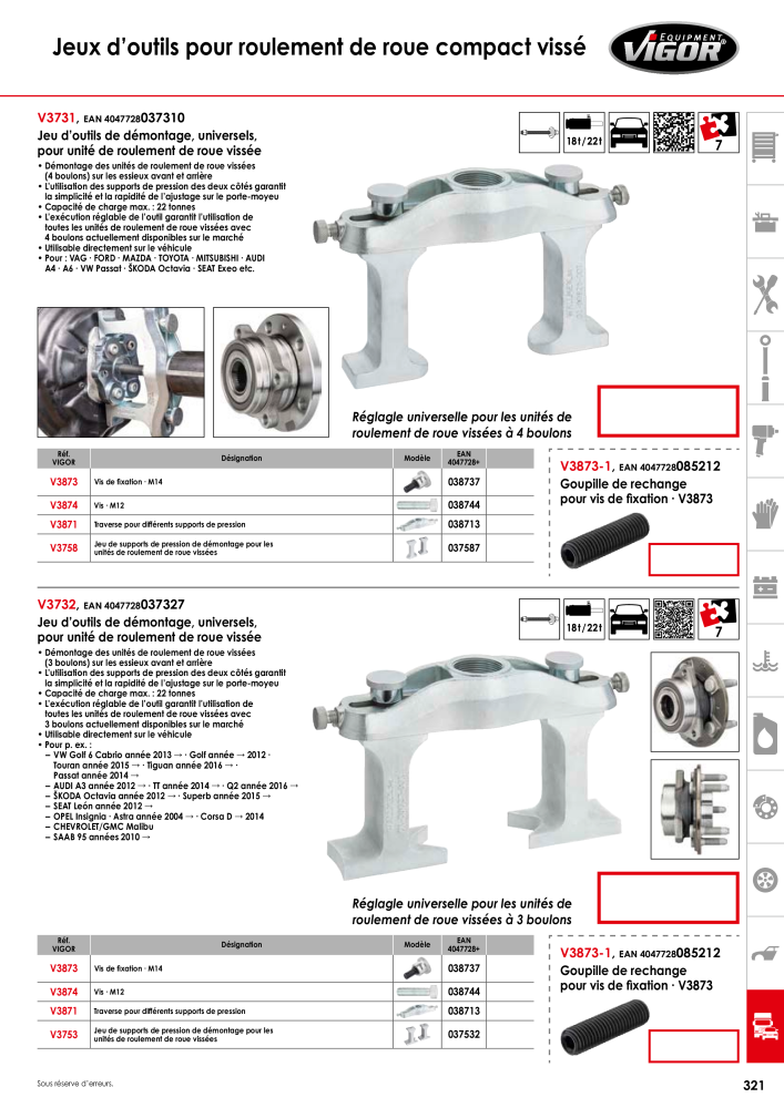 Catalogue principal VIGOR Nb. : 723 - Page 323