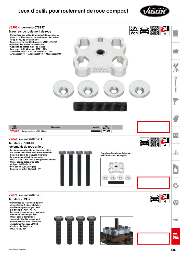 Catalogue principal VIGOR NR.: 723 - Seite 327