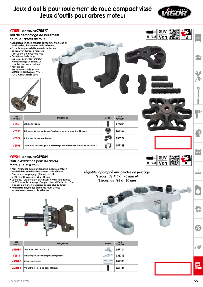 Catalogue principal VIGOR Nb. : 723 - Page 331