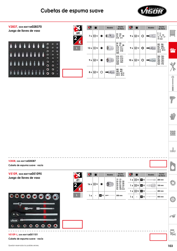 Catálogo principal de VIGOR Nº: 724 - Página 105