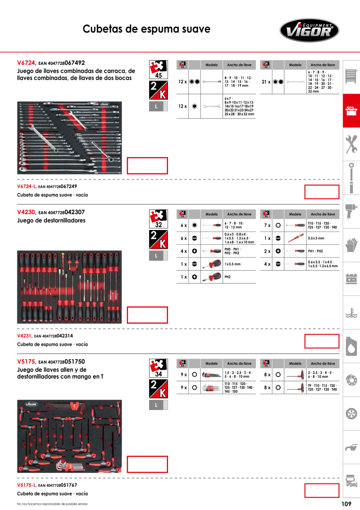 Catálogo principal de VIGOR Nº: 724 - Página 111