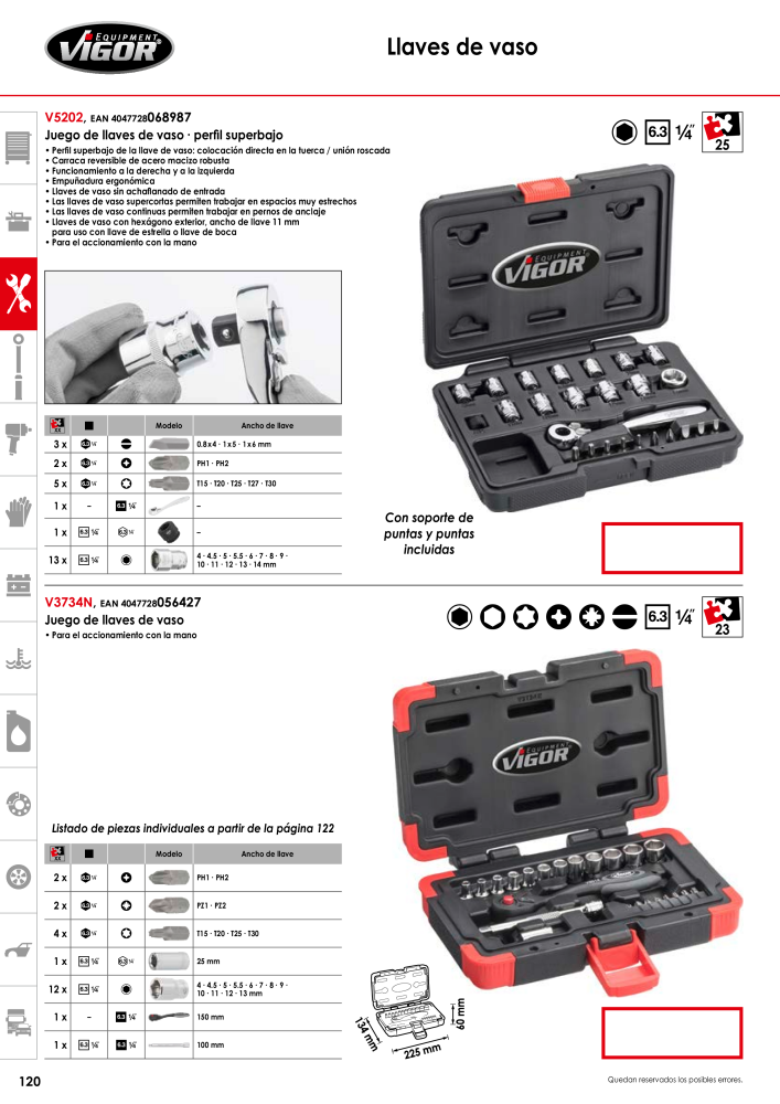 Catálogo principal de VIGOR Nº: 724 - Página 122