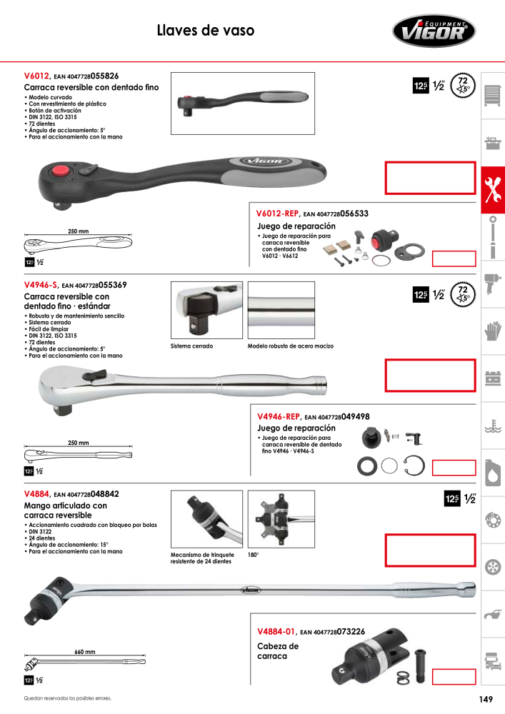 Catálogo principal de VIGOR Nº: 724 - Página 151