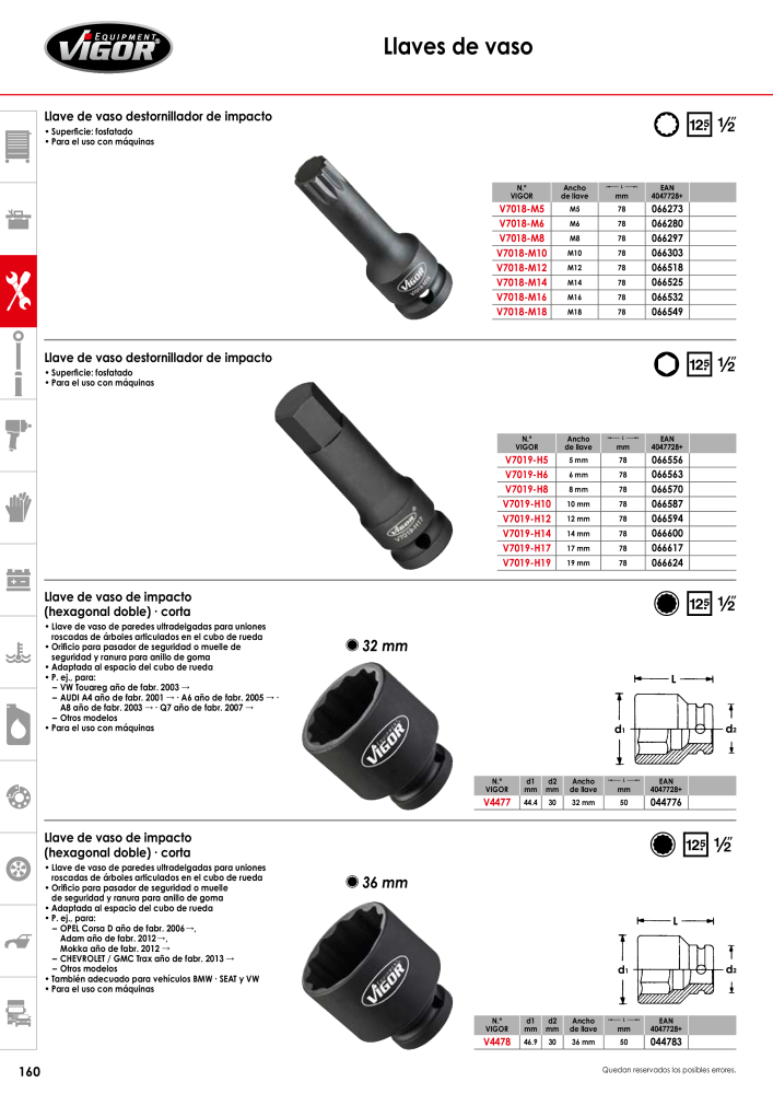 Catálogo principal de VIGOR Nº: 724 - Página 162