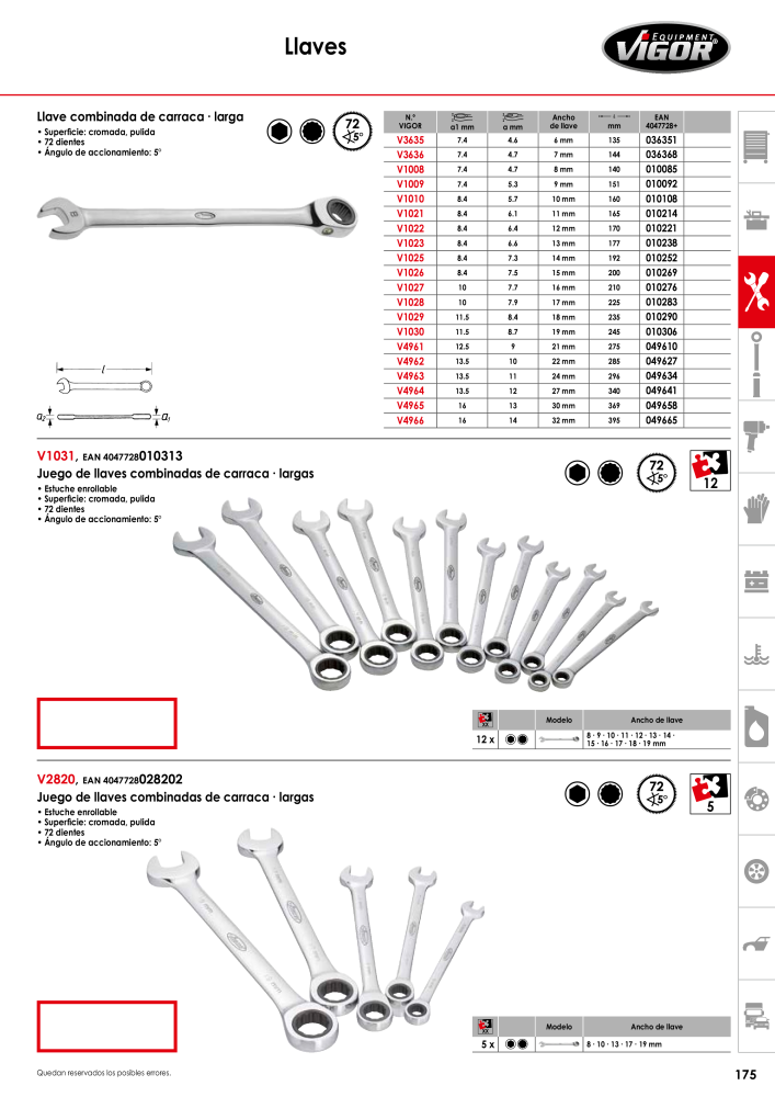 Catálogo principal de VIGOR Nº: 724 - Página 177