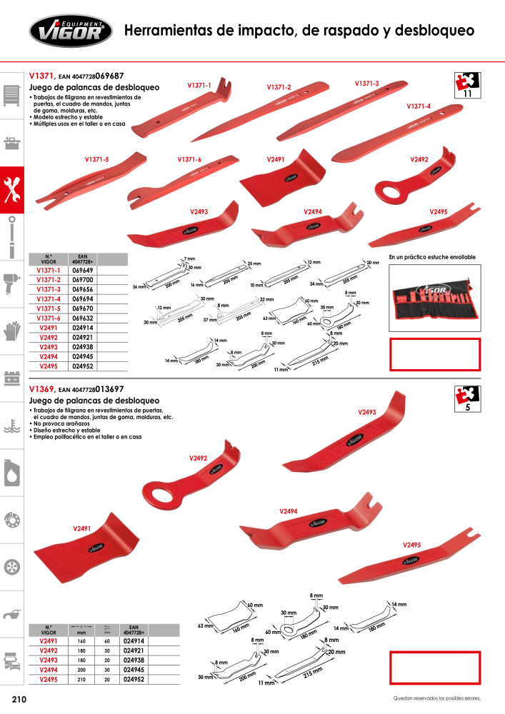 Catálogo principal de VIGOR Nº: 724 - Página 212