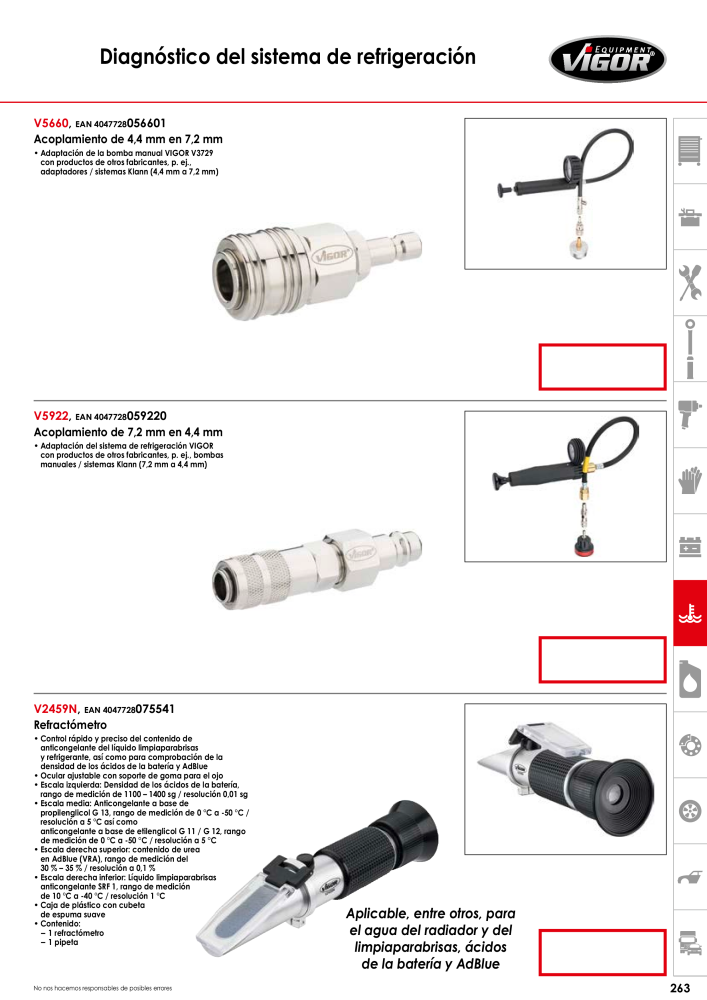 Catálogo principal de VIGOR Nº: 724 - Página 265