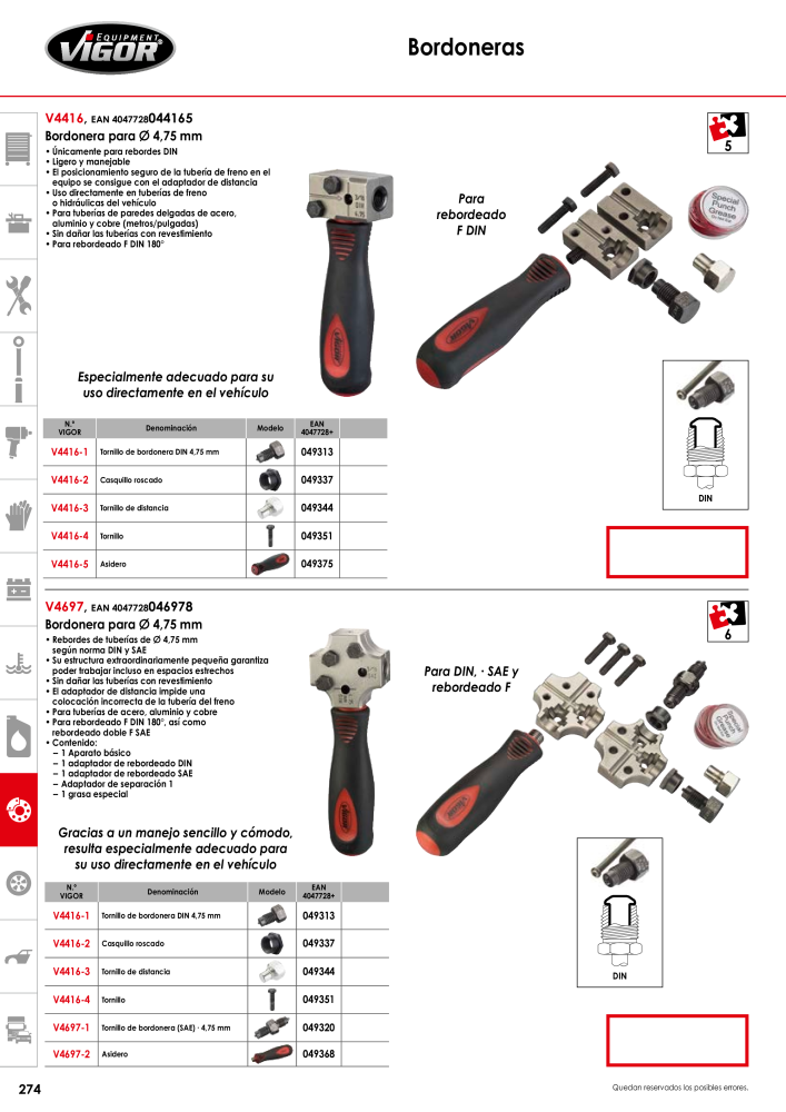 Catálogo principal de VIGOR Nº: 724 - Página 276
