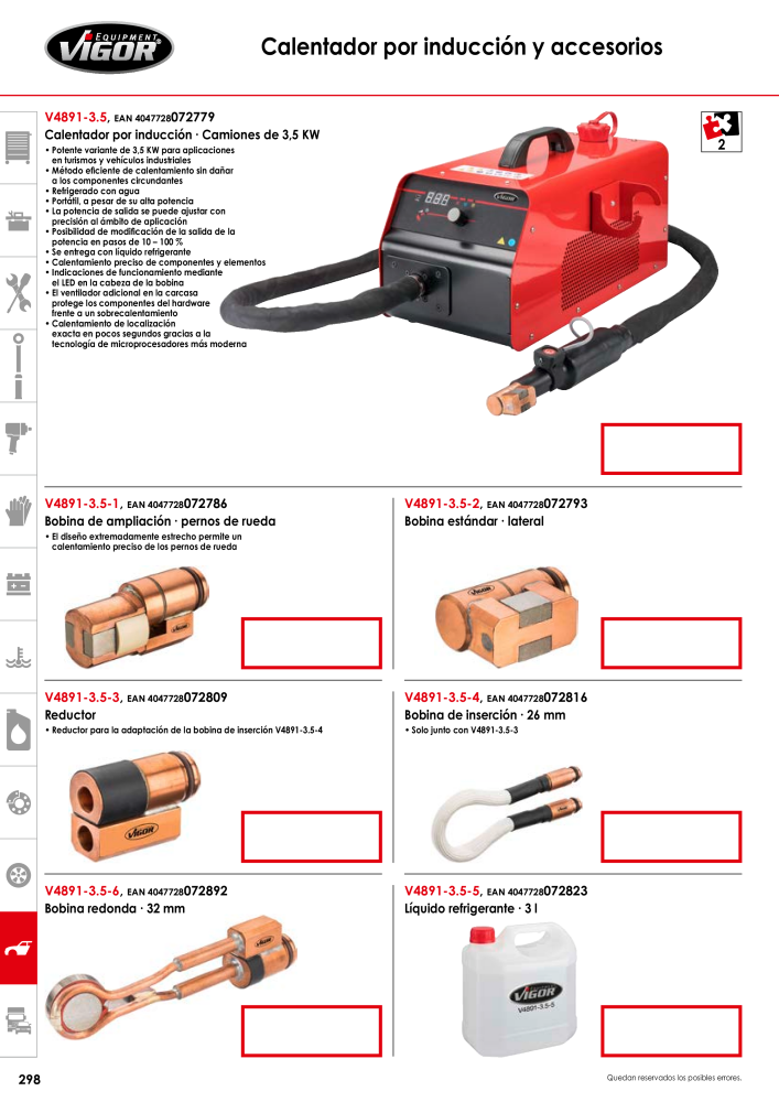 Catálogo principal de VIGOR Nº: 724 - Página 300