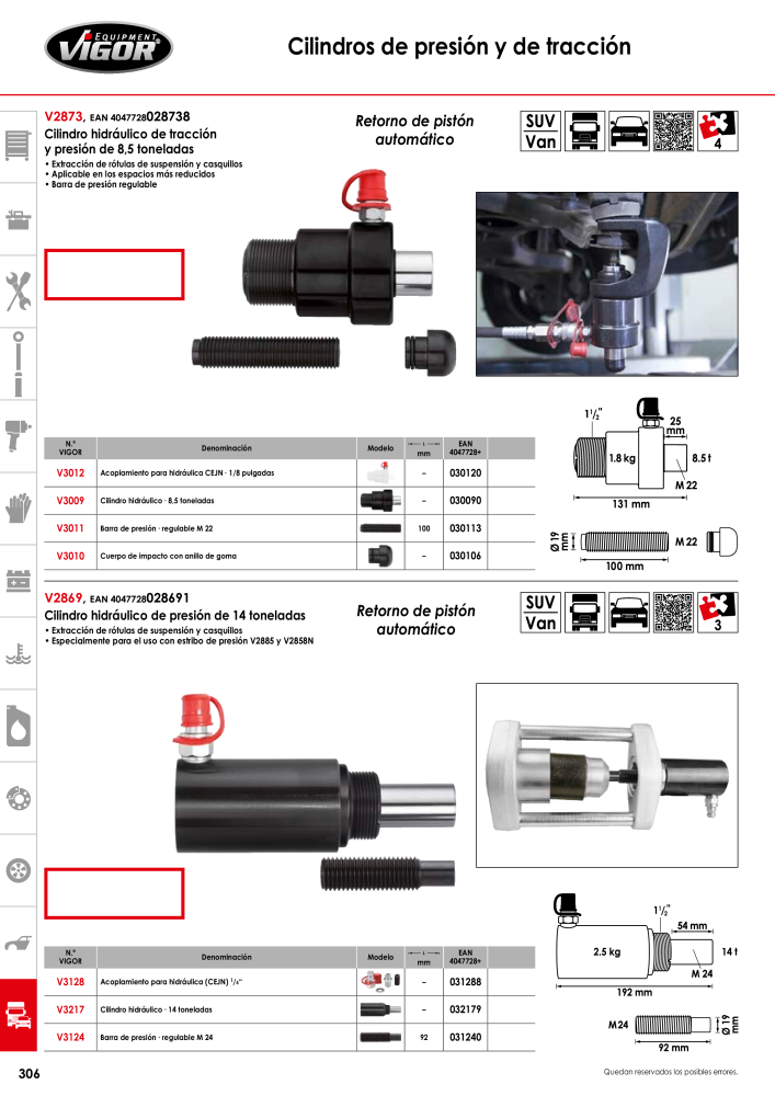 Catálogo principal de VIGOR Nº: 724 - Página 308