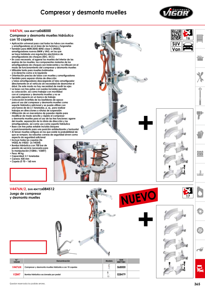 Catálogo principal de VIGOR Nº: 724 - Página 367