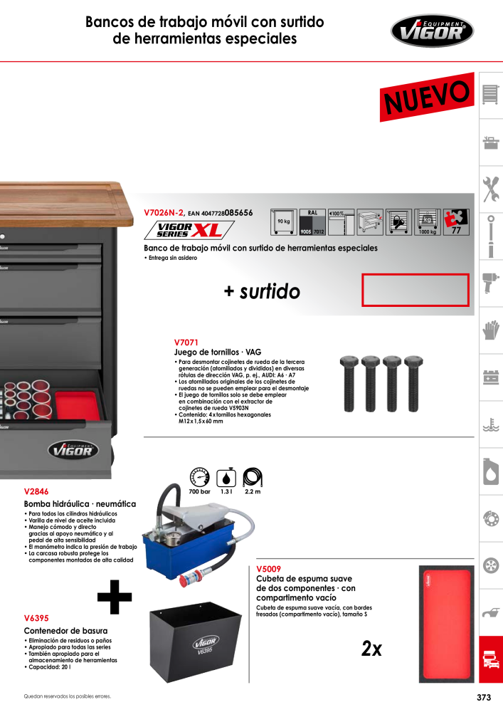 Catálogo principal de VIGOR Nº: 724 - Página 375