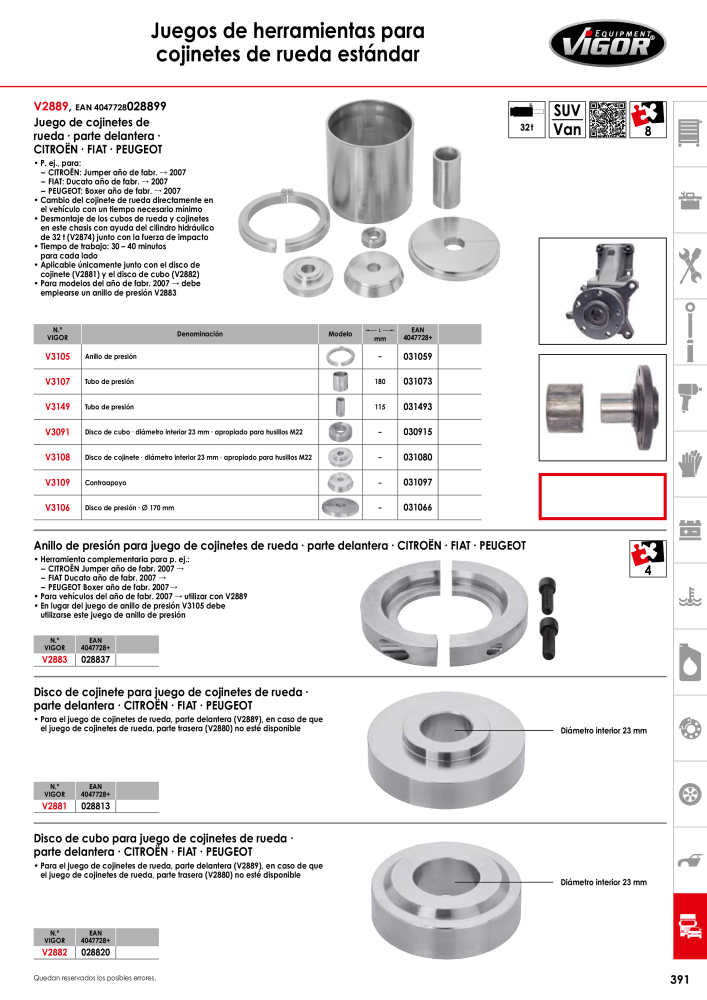 Catálogo principal de VIGOR Nº: 724 - Página 393