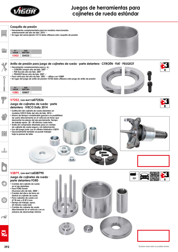 Catálogo principal de VIGOR Nº: 724 - Página 394