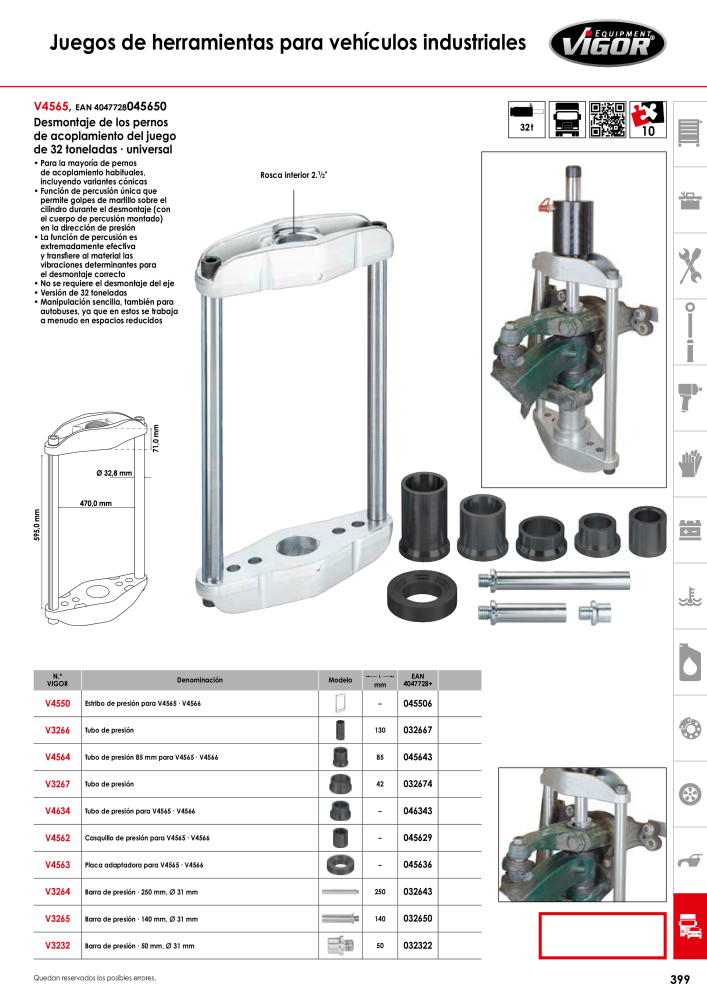 Catálogo principal de VIGOR NR.: 724 - Strona 401