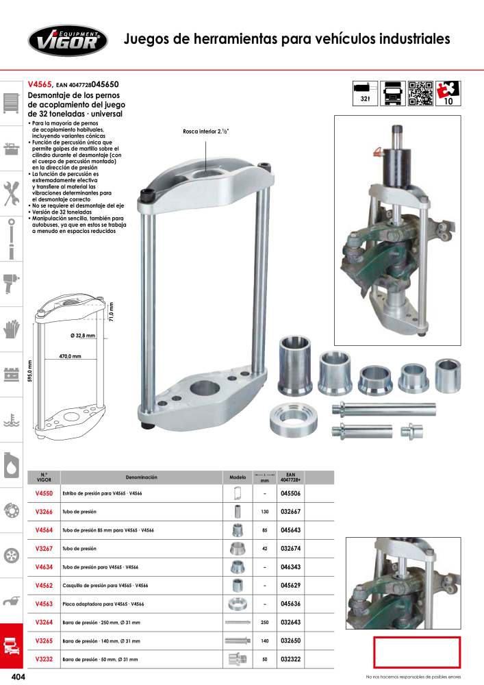 Catálogo principal de VIGOR Nº: 724 - Página 406