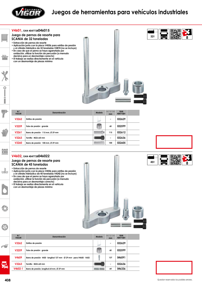 Catálogo principal de VIGOR Nº: 724 - Página 410