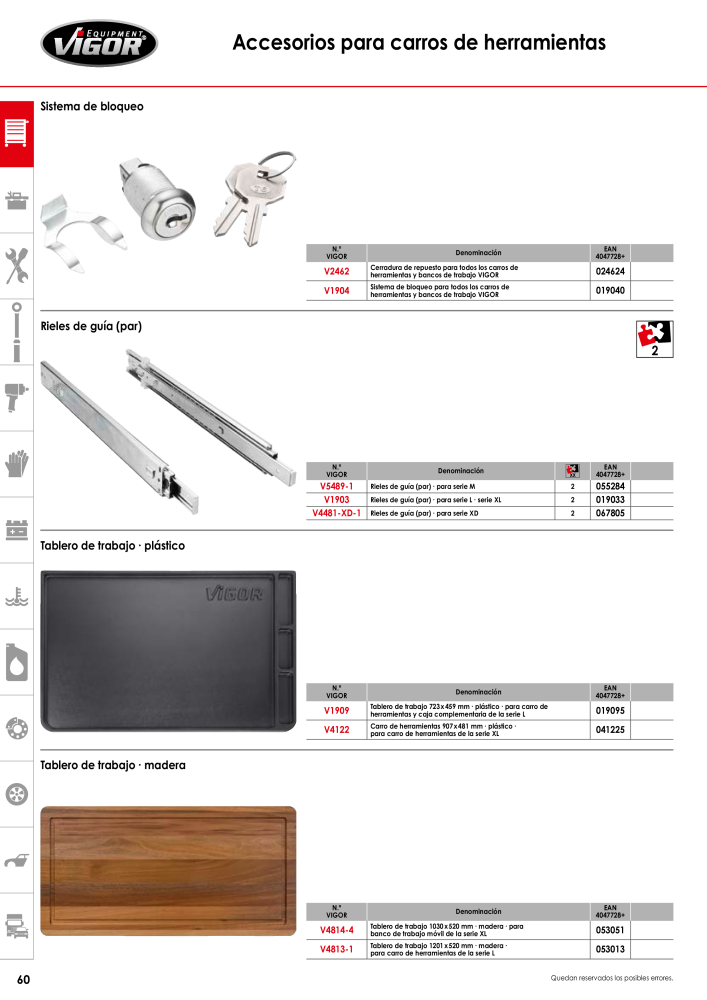 Catálogo principal de VIGOR Nº: 724 - Página 62