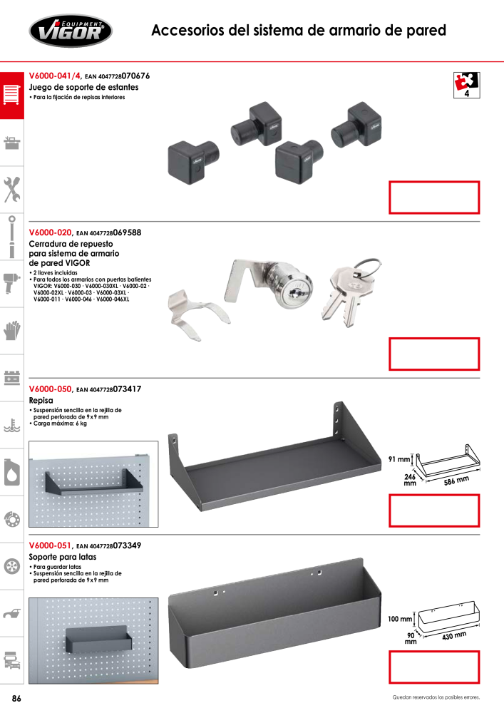 Catálogo principal de VIGOR Nº: 724 - Página 88