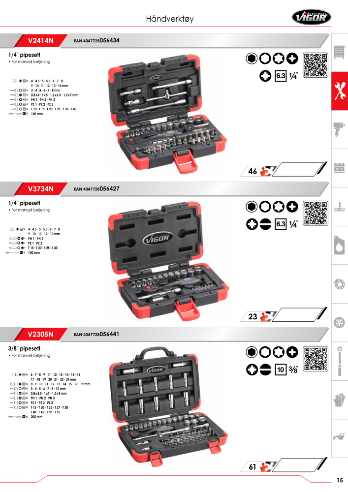VIGOR SPESIALVERKTØY Gode tilbud NR.: 756 - Seite 15