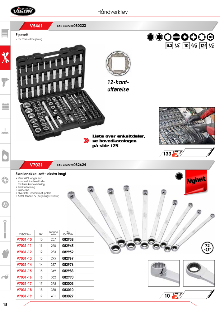 VIGOR SPESIALVERKTØY Gode tilbud NR.: 756 - Seite 18