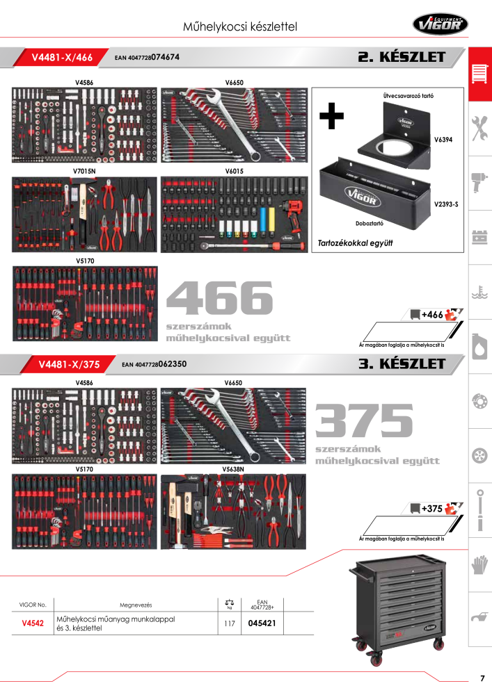 VIGOR SPECIÁLIS SZERSZÁMOK Č. 757 - Strana 7