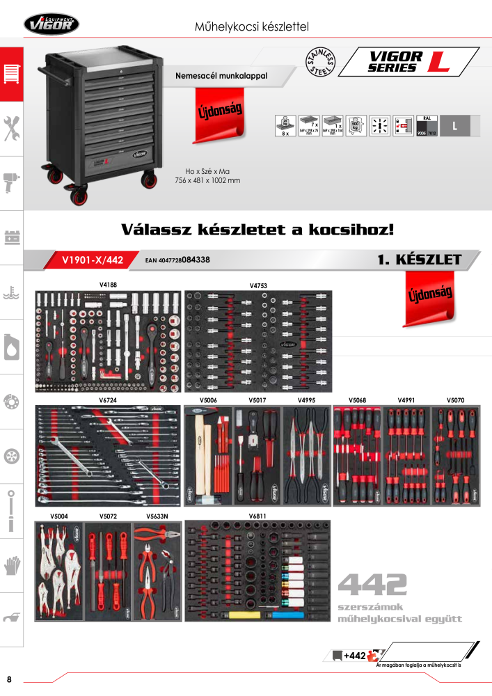 VIGOR SPECIÁLIS SZERSZÁMOK Č. 757 - Strana 8