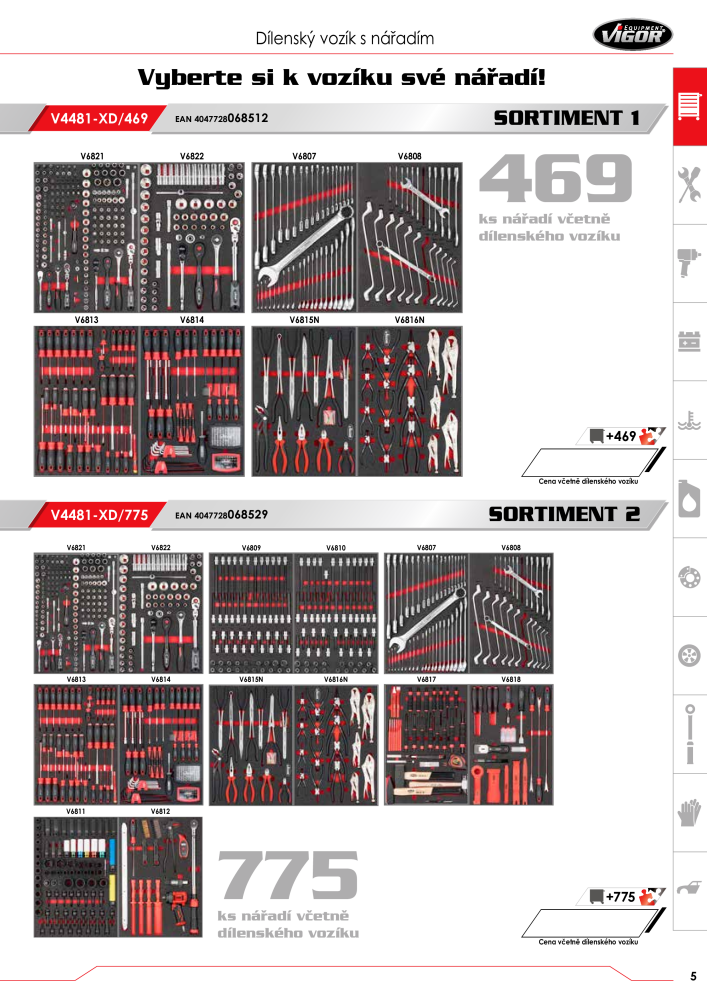 VIGOR SPECIÁLNÍ NÁŘADÍ NO.: 758 - Page 5