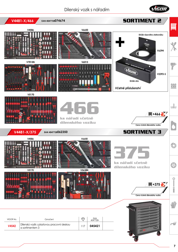 VIGOR SPECIÁLNÍ NÁŘADÍ NO.: 758 - Page 7