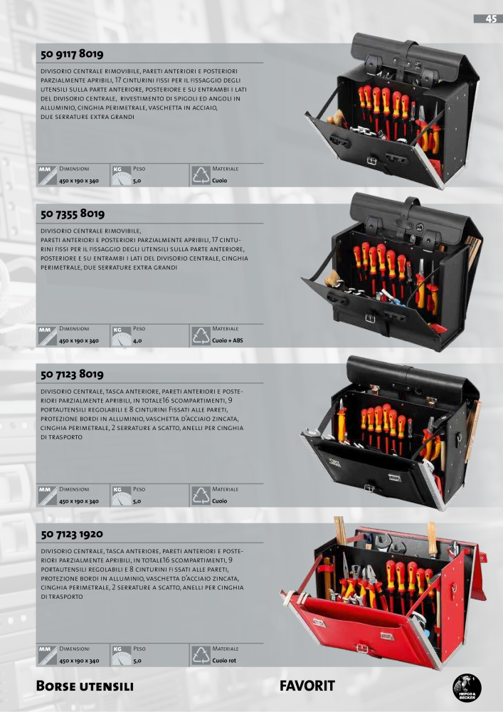 Hepco & Becker Valigie utensili universali industriali NR.: 764 - Strona 47